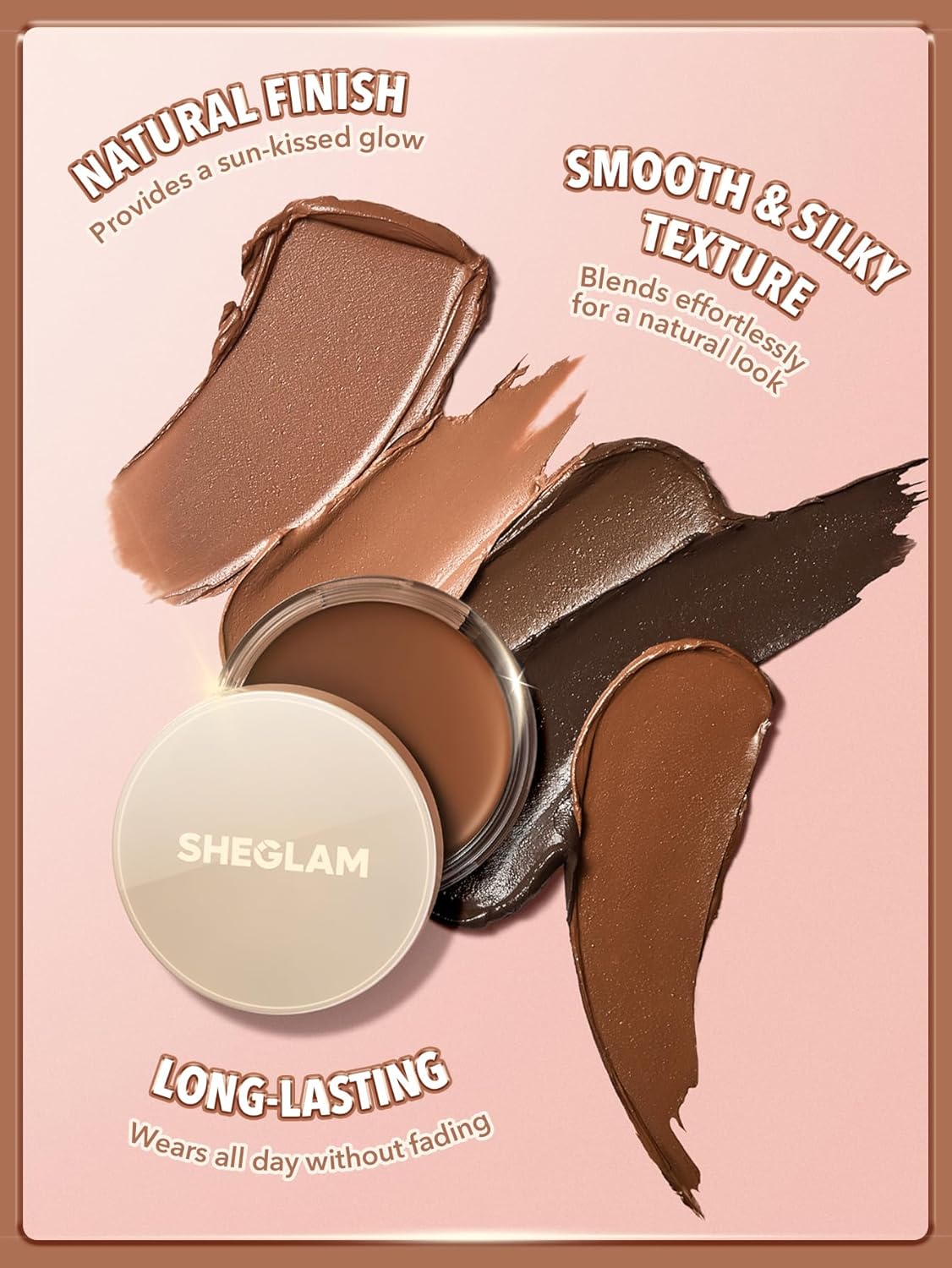 SHEGLAM Silk Haze Cream Bronzer Blendable Cream Makeup
