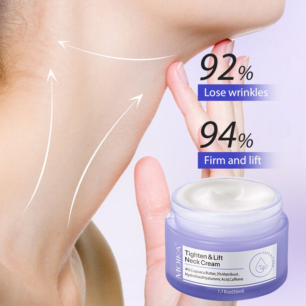 Neck Wrinkle Removal Cream Tightening Firming Fade Fine Lines Anti - Aging Necklines Lifting Shaping Beauty Neck Cream - Body Bliss Essentials