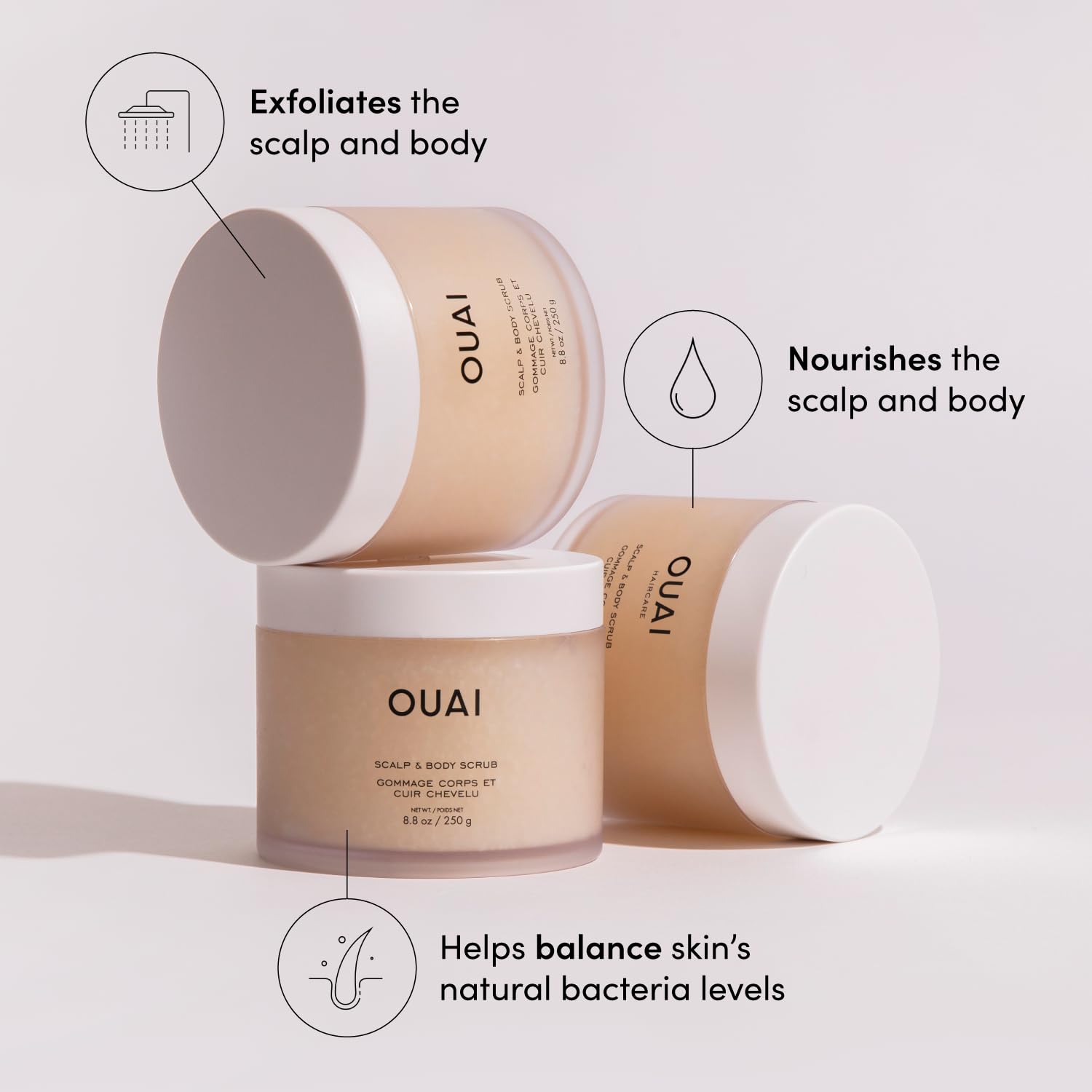 OUAI Scalp & Body Scrub