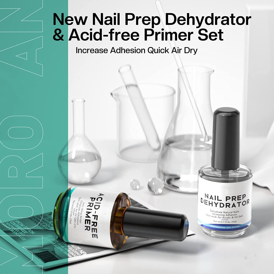 Nail Art 2 Pieces Suit Infiltration Powder Anti-warping Balance Liquid