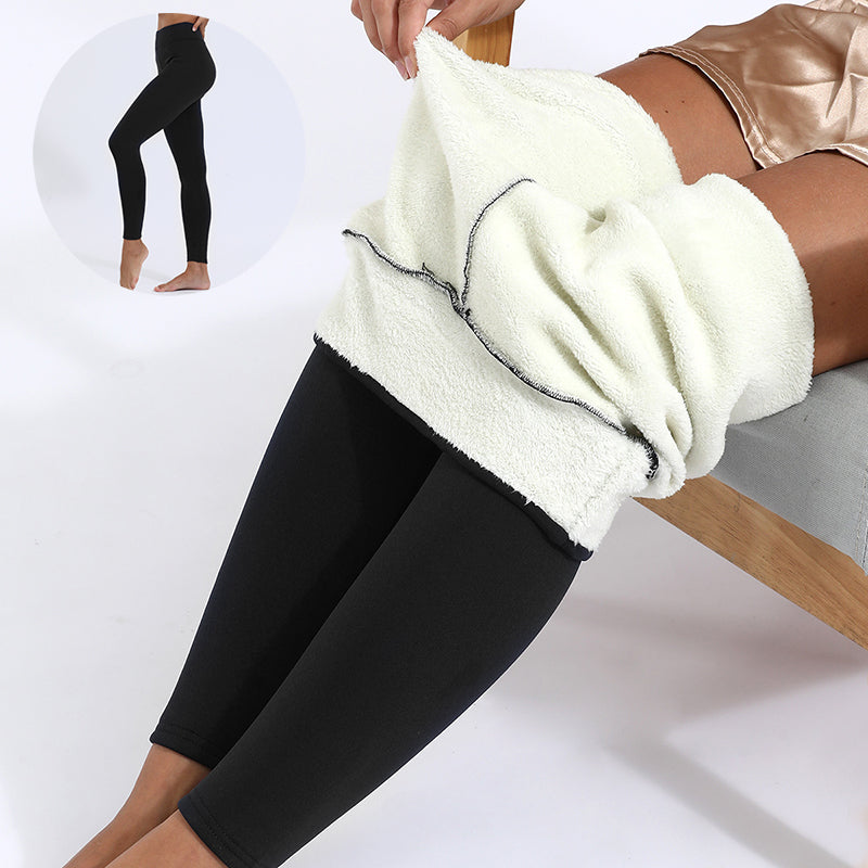 Winter Leggings Warm Thick High Stretch Lamb Cashmere Woman Pants