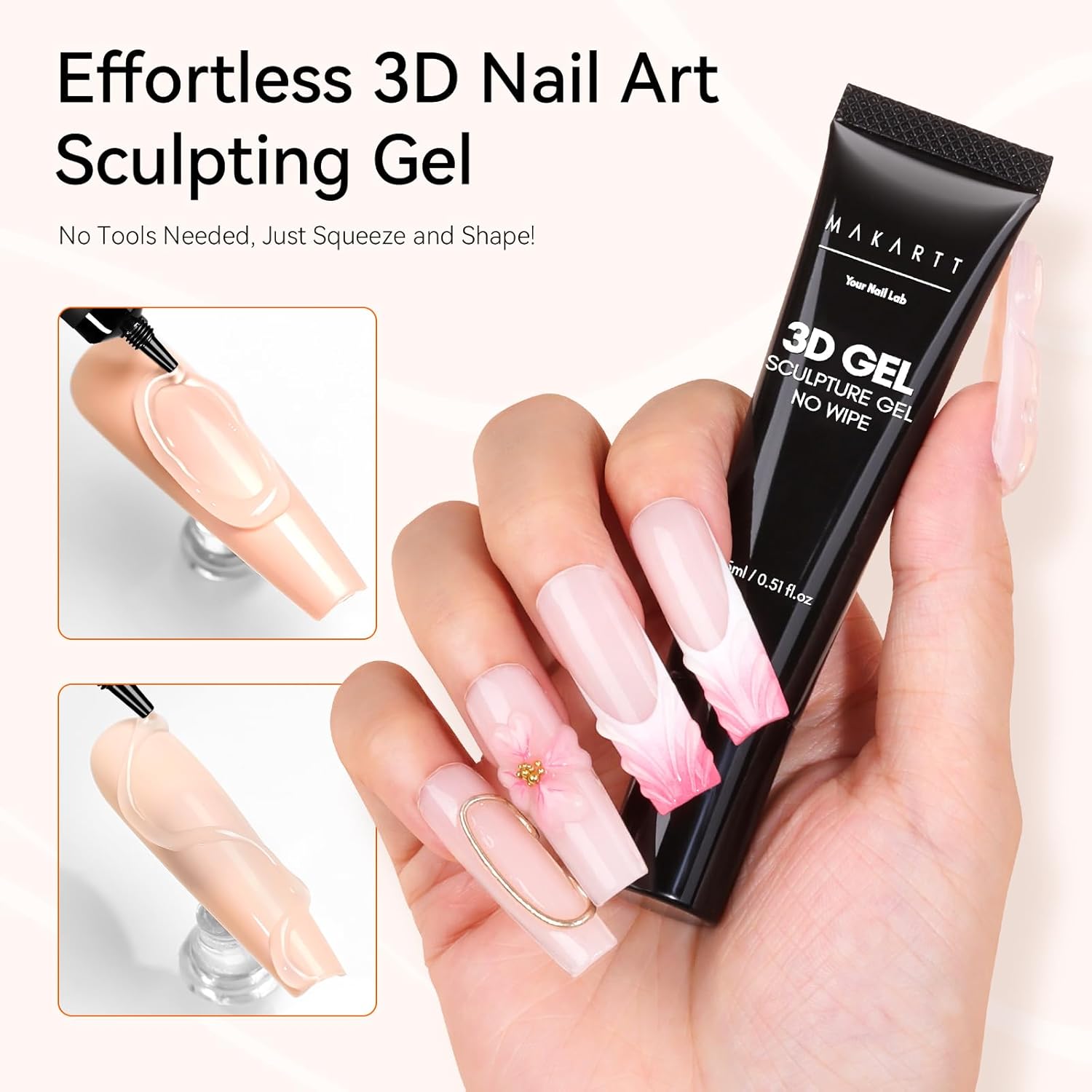 Makartt 3D Nail Gel Nail Art