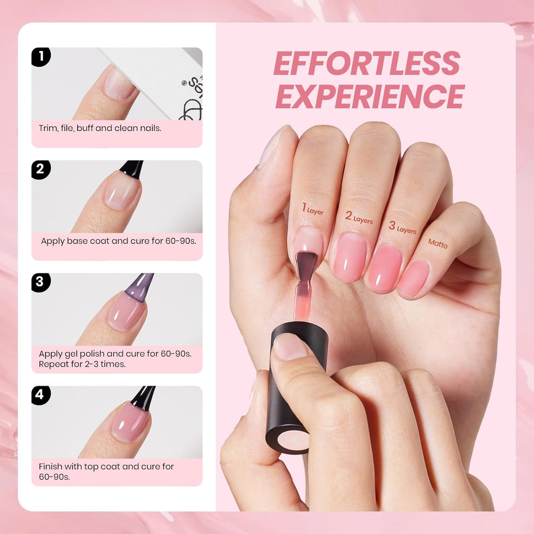 Beetles Nude Gel Nail Polish Set