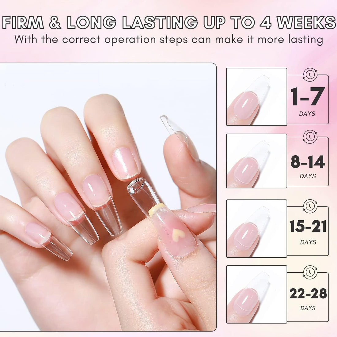 Makartt Solid Nail Glue Gel for Press On Nails
