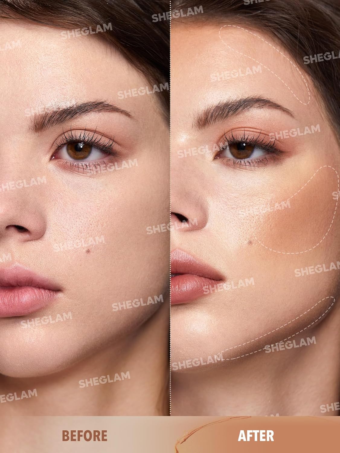 SHEGLAM Silk Haze Cream Bronzer Blendable Cream Makeup