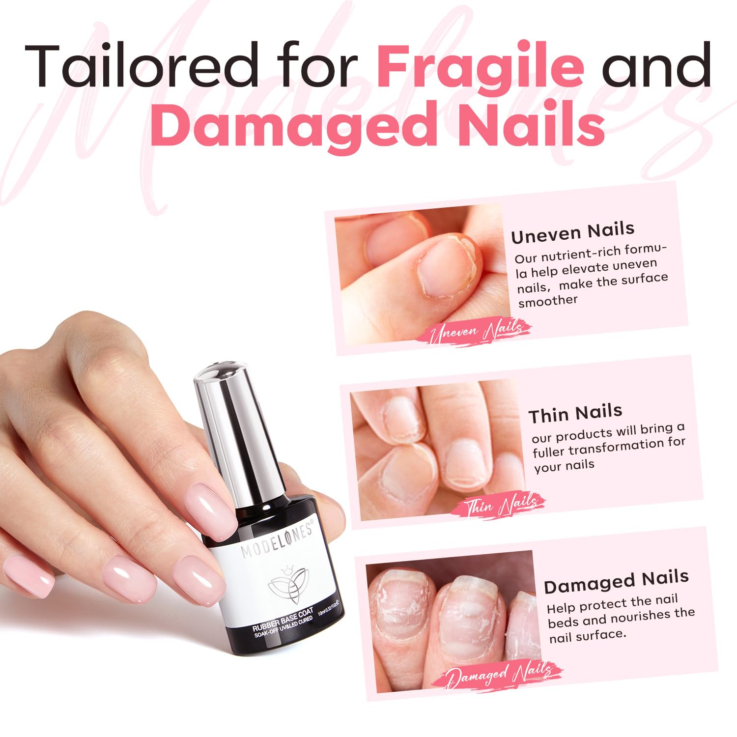 Modelones Builder Gel for Nails from BodyBlissEssentials, a versatile formula for sculpting strong and beautiful nail extensions and overlays.