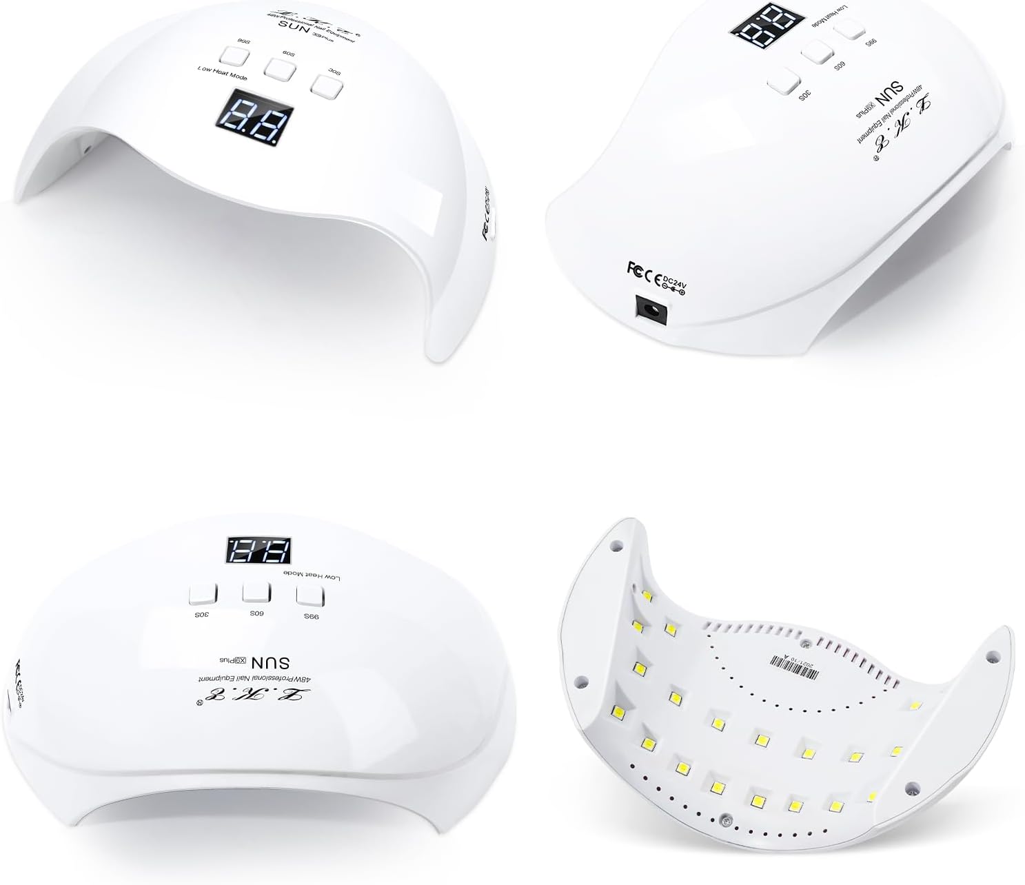 Hand inside the LKE UV LED Nail Dryer by BodyBlissEssentials, demonstrating quick and uniform curing for a perfectly set gel manicure.