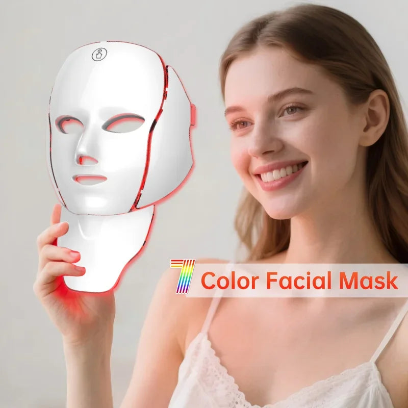 Hot Sell LED Face Mask Red Light Therapy Whiten Brighten The Skin
