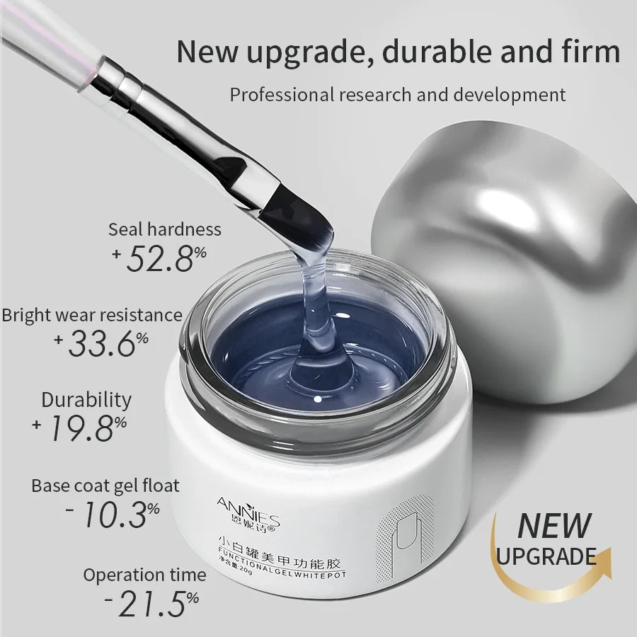 8g /20g Top Coat Gel Not Yellowing Transparent Nail Art DIY