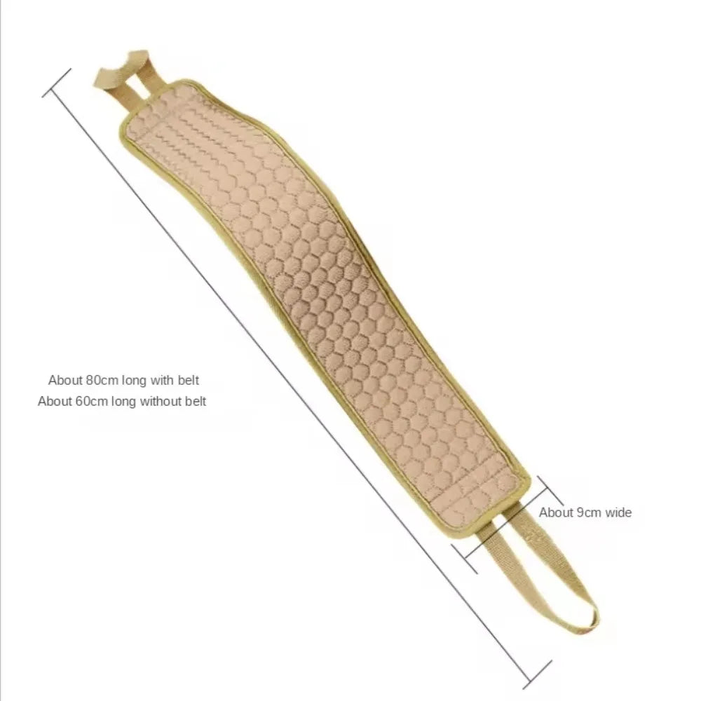 Shower Exfoliating Back Scrubber Bath Belt Towel Ball Glove