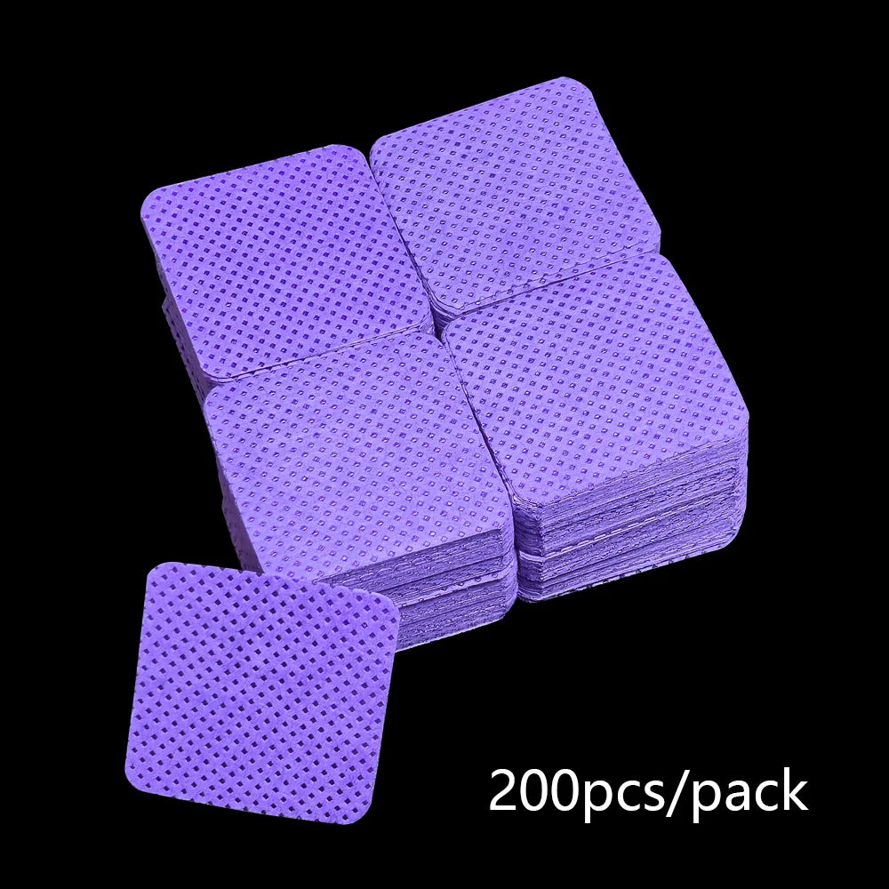 Lint Free Nail Wipes Nail Polish Remover Cleaning Wipes