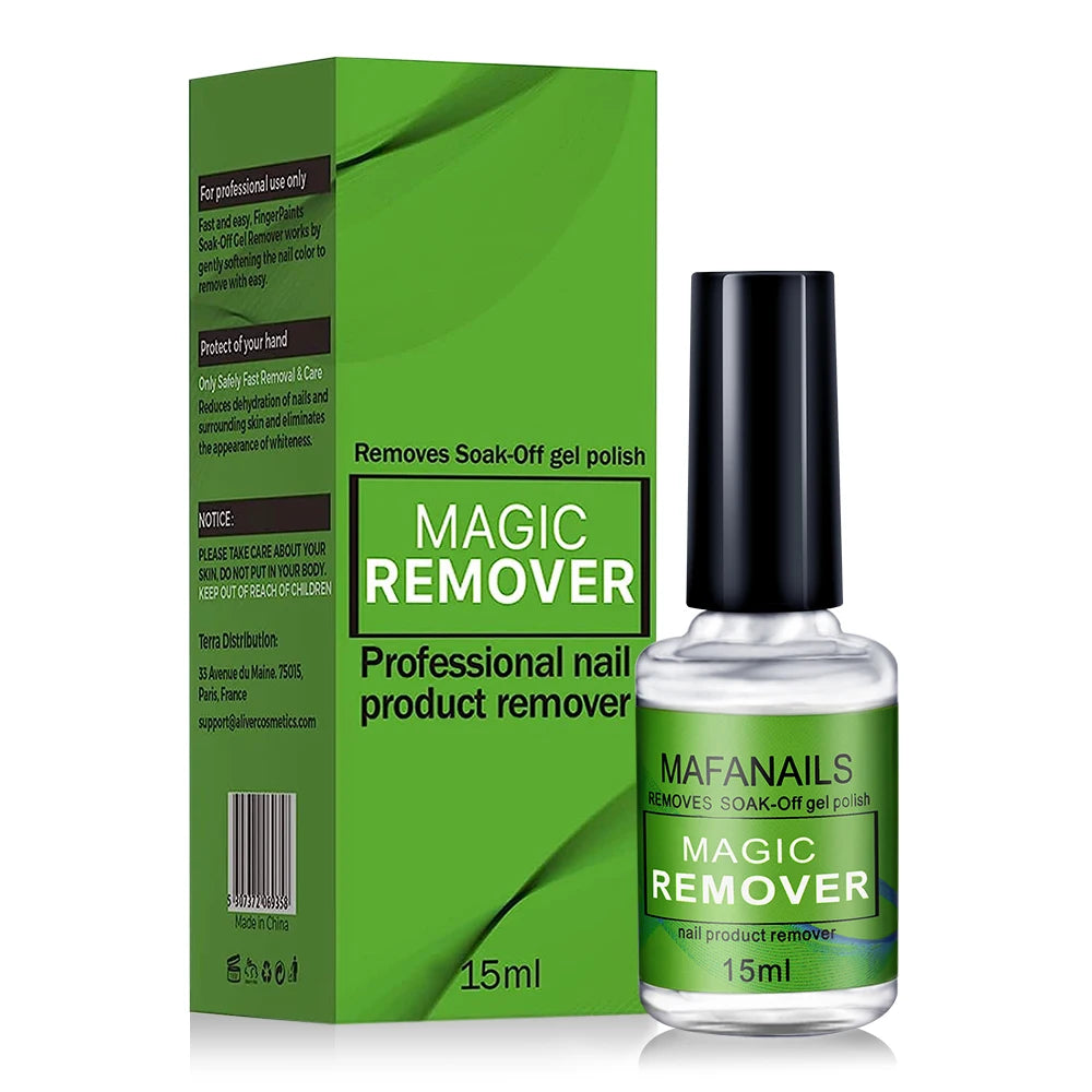 15ml/bottle Nail Gel Remover Polish Soak-Off 3 Minutes Quickly & Easily Removes Gel Polish