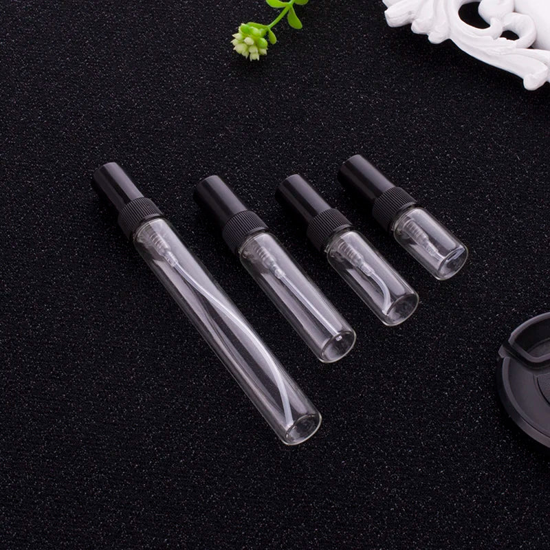 5pcs/pack 2ML 3ML 5ML 10ML Clear Mini Perfume Glass Bottle