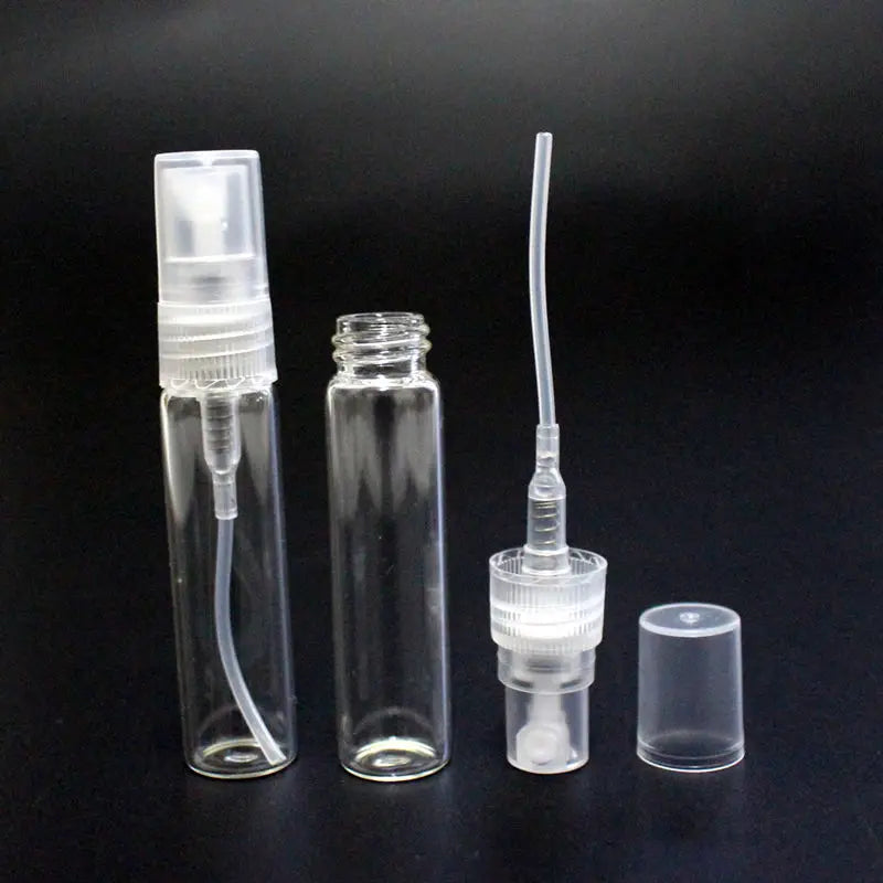 5pcs/pack 2ML 3ML 5ML 10ML Clear Mini Perfume Glass Bottle