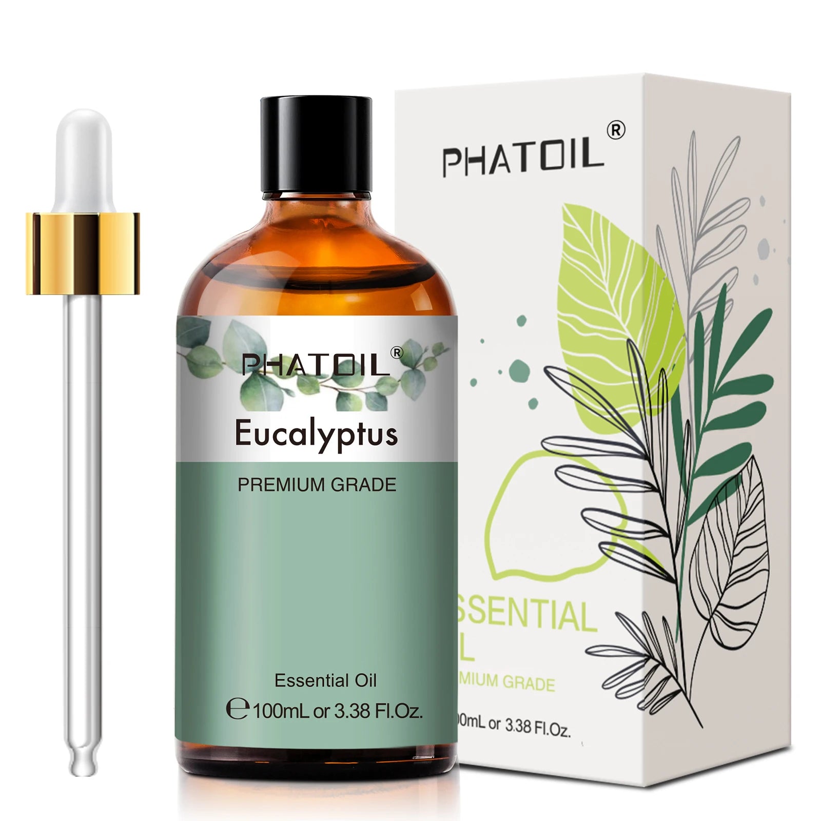 100ml Eucalyptus Essential Oil For Skin Lavender Vanilla Jasmine