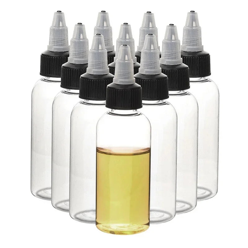 30PCS 30ml/60ml/100ml/120ml Plastic Refillable Bottle Pigment Ink Containers