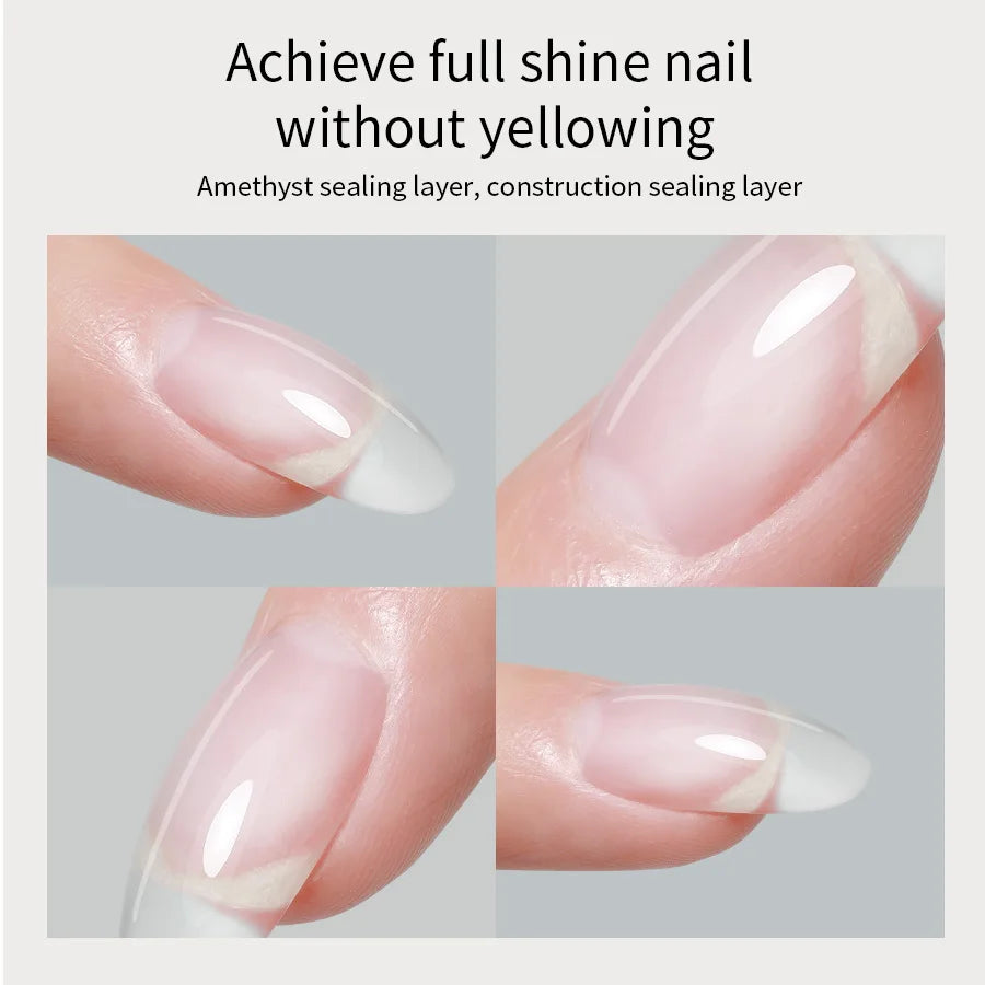 8g /20g Top Coat Gel Not Yellowing Transparent Nail Art DIY