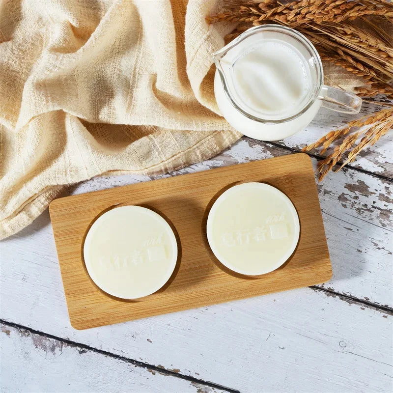 Goat Milk Silk Protein Handmade Soap With Foam Net Brightening Oil Control