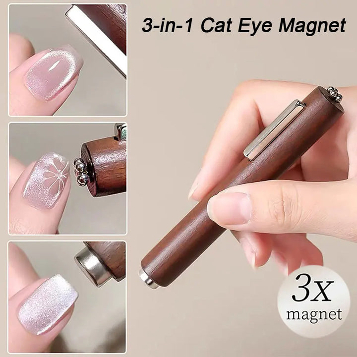 3-in-1 Multifunctional Magnetic Cat's Eye Nail Magnetic Stick 130mm Super Strong Gel