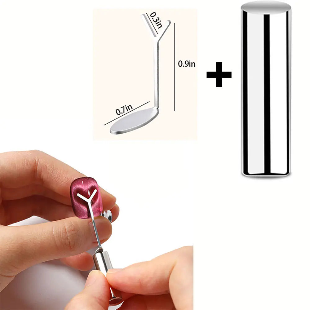 3-in-1 Multifunctional Magnetic Cat's Eye Nail Magnetic Stick 130mm Super Strong Gel