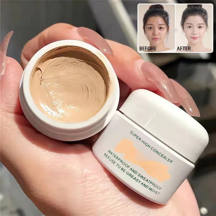 Waterproof Full Coverage Concealer for Tattoos Scars Acne Marks Dark Circles For All Skin Tones