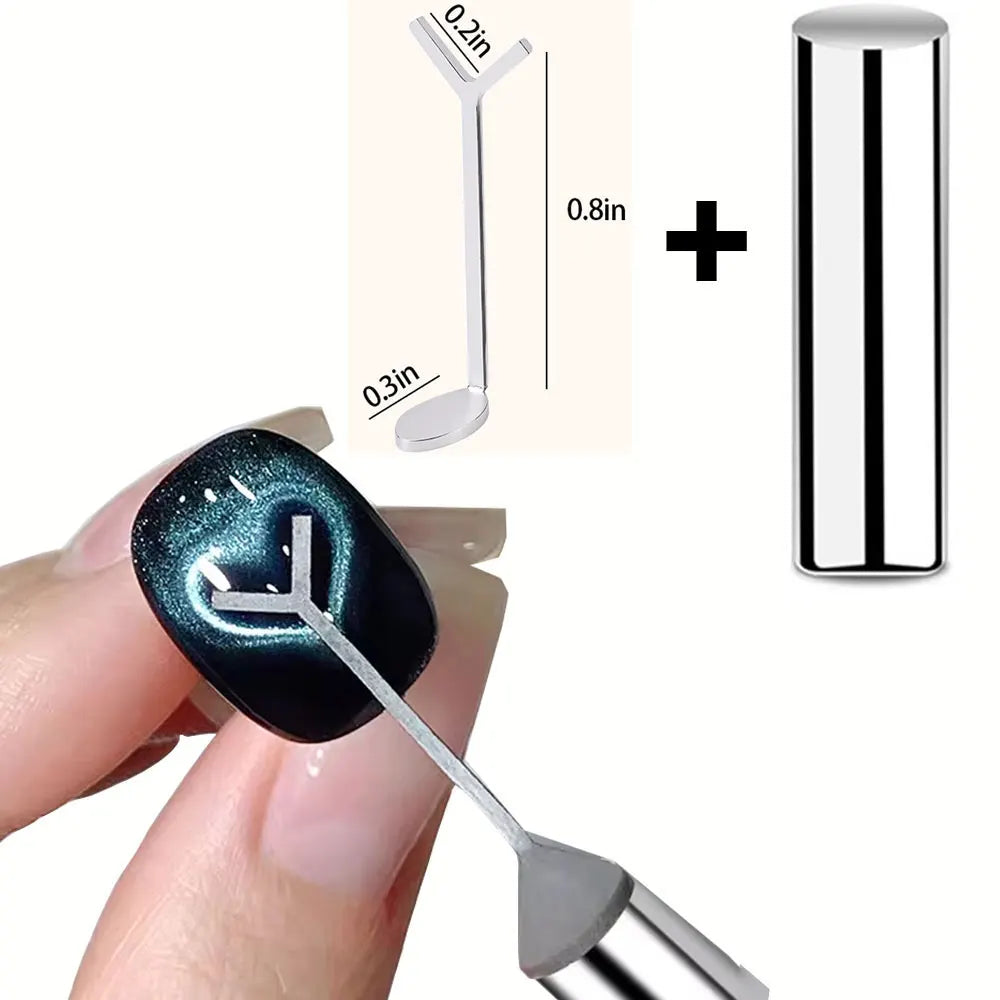 3-in-1 Multifunctional Magnetic Cat's Eye Nail Magnetic Stick 130mm Super Strong Gel