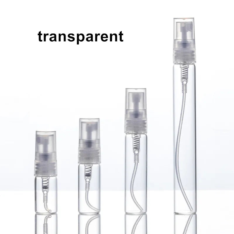 5pcs/pack 2ML 3ML 5ML 10ML Clear Mini Perfume Glass Bottle