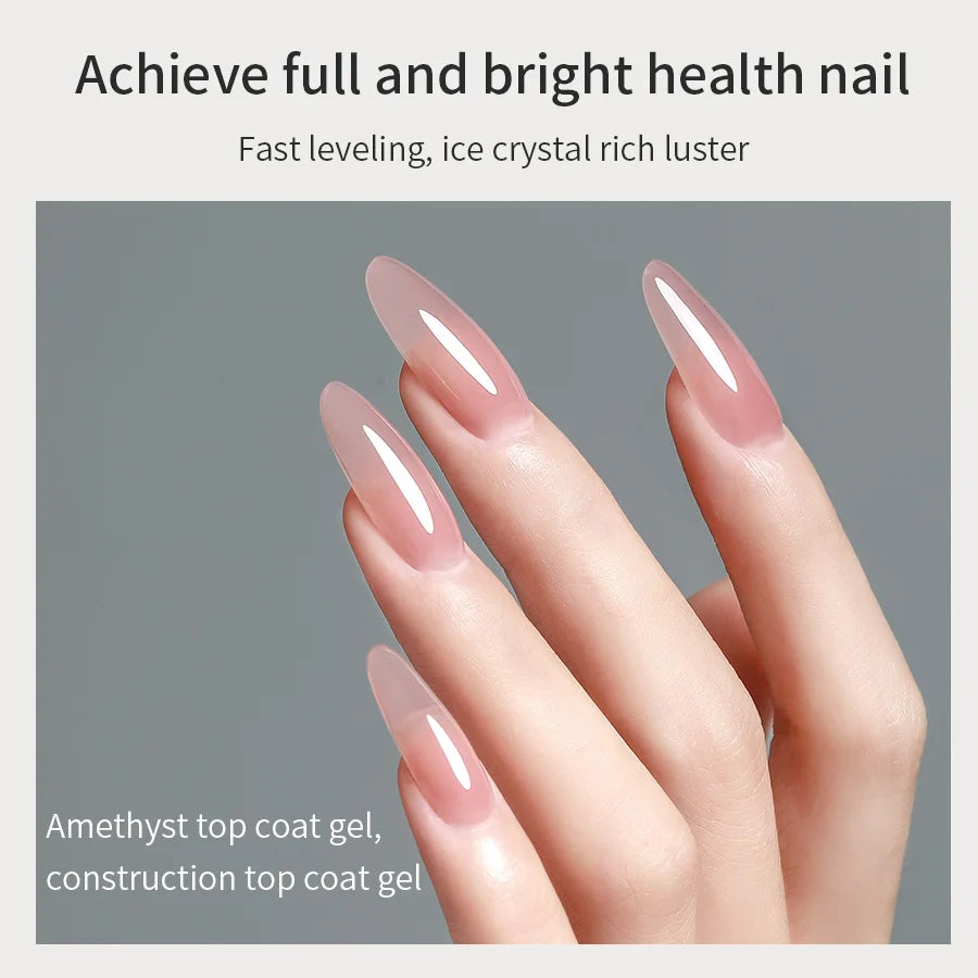 8g /20g Top Coat Gel Not Yellowing Transparent Nail Art DIY
