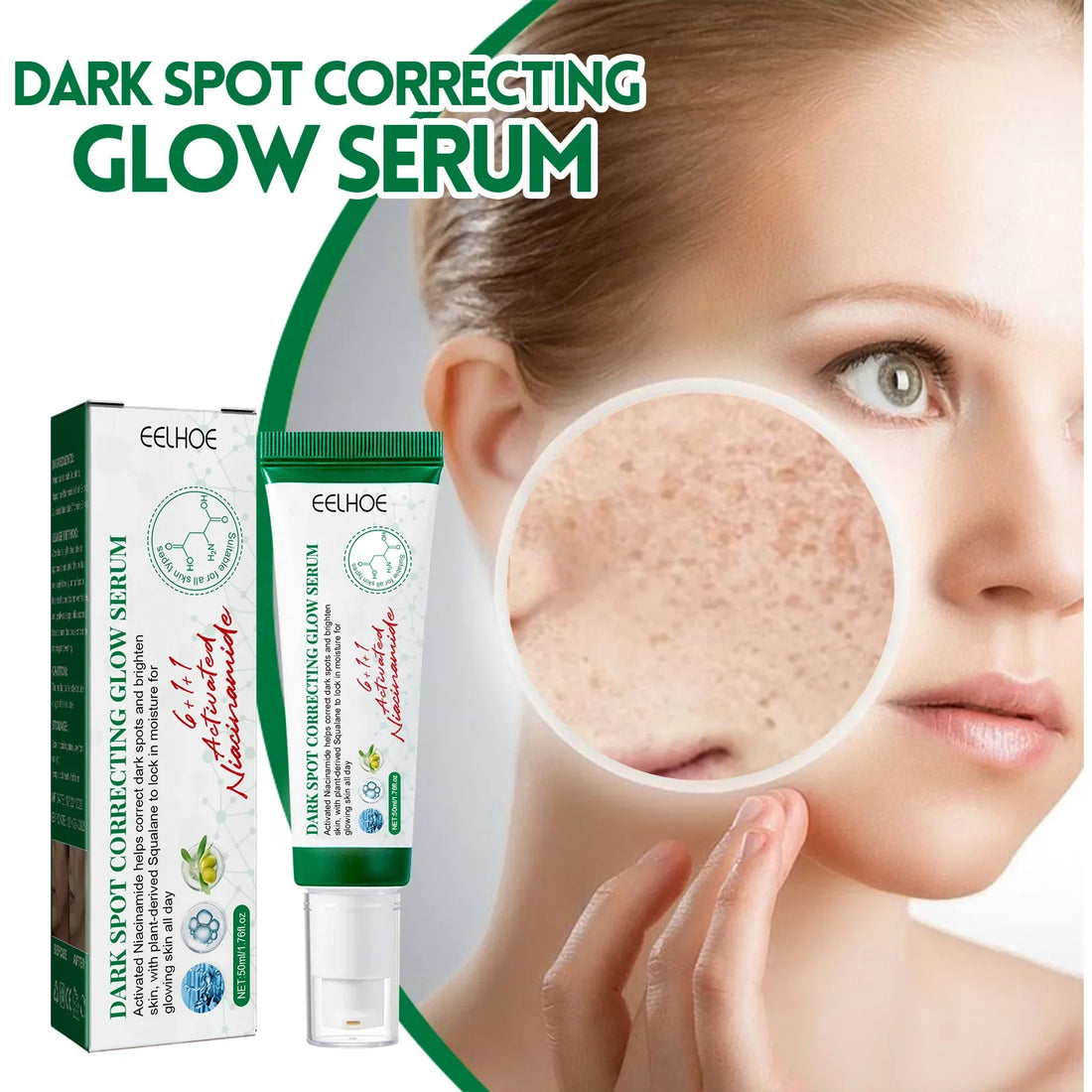 Whitening Freckle Serum Fade Pigmentation Moisturizing Face Care Essence
