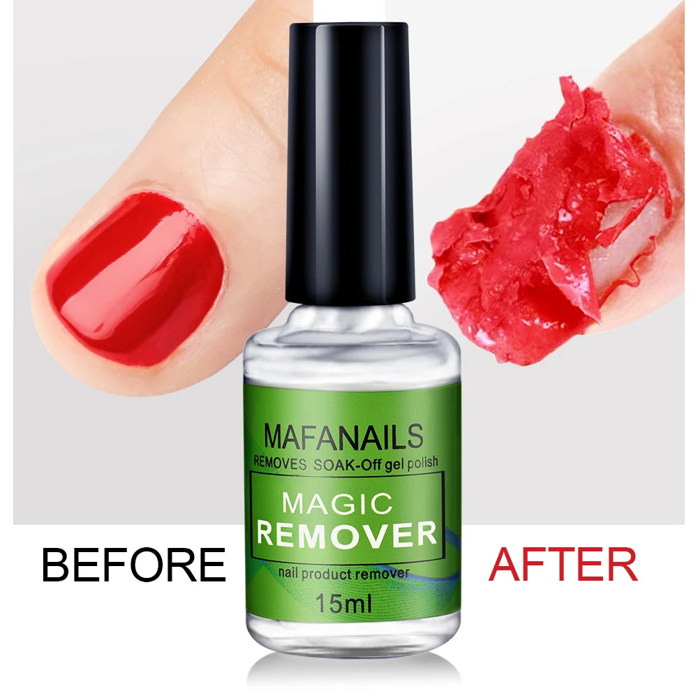 15ml/bottle Nail Gel Remover Polish Soak-Off 3 Minutes Quickly & Easily Removes Gel Polish