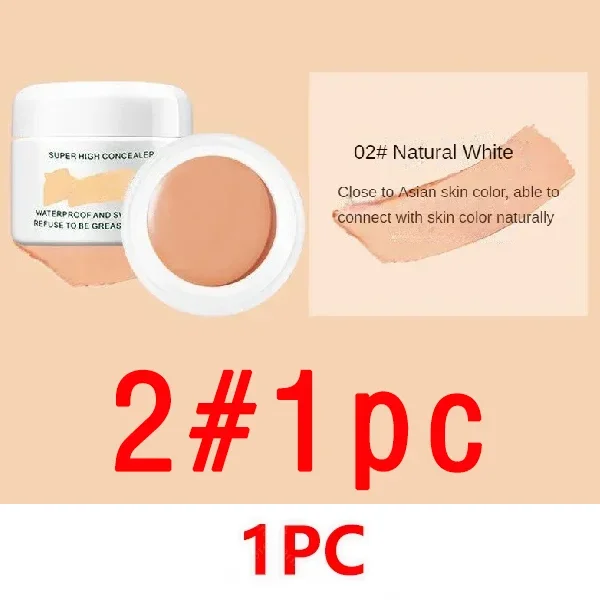 Waterproof Full Coverage Concealer for Tattoos Scars Acne Marks Dark Circles For All Skin Tones