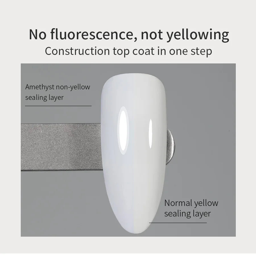 8g /20g Top Coat Gel Not Yellowing Transparent Nail Art DIY