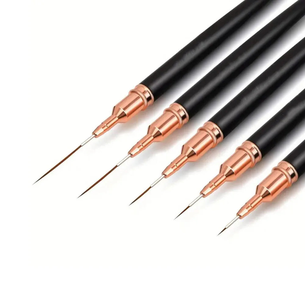 1/2Pc Double-ended Silicone Nail Art Carved Pen Multi-Function Nail Brush