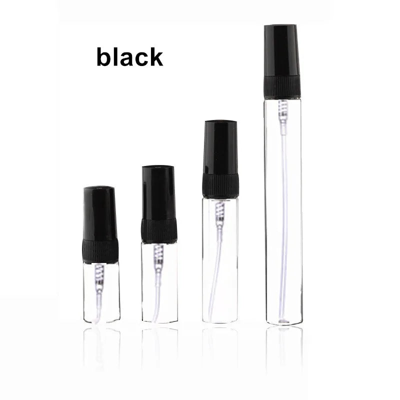 5pcs/pack 2ML 3ML 5ML 10ML Clear Mini Perfume Glass Bottle