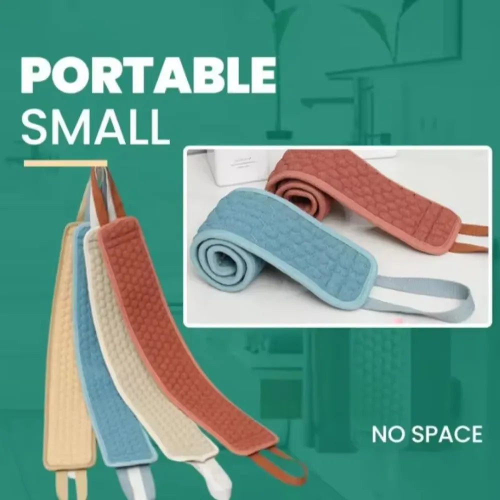 Shower Exfoliating Back Scrubber Bath Belt Towel Ball Glove