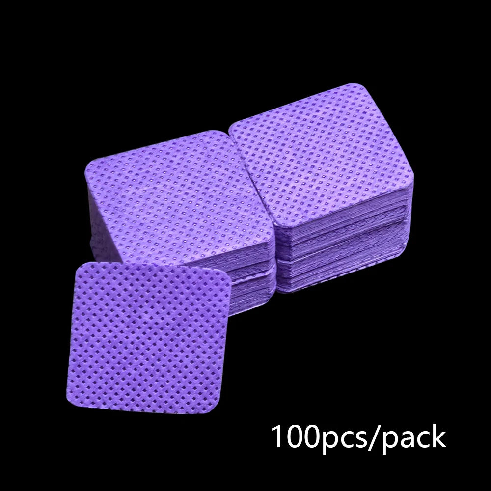 Lint Free Nail Wipes Nail Polish Remover Cleaning Wipes