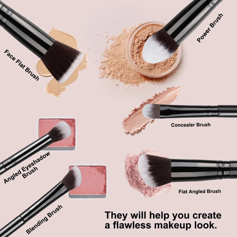 NEW 14PCS Makeup Brushes Set  Soft Fluffy Cosmetics Beauty Tool