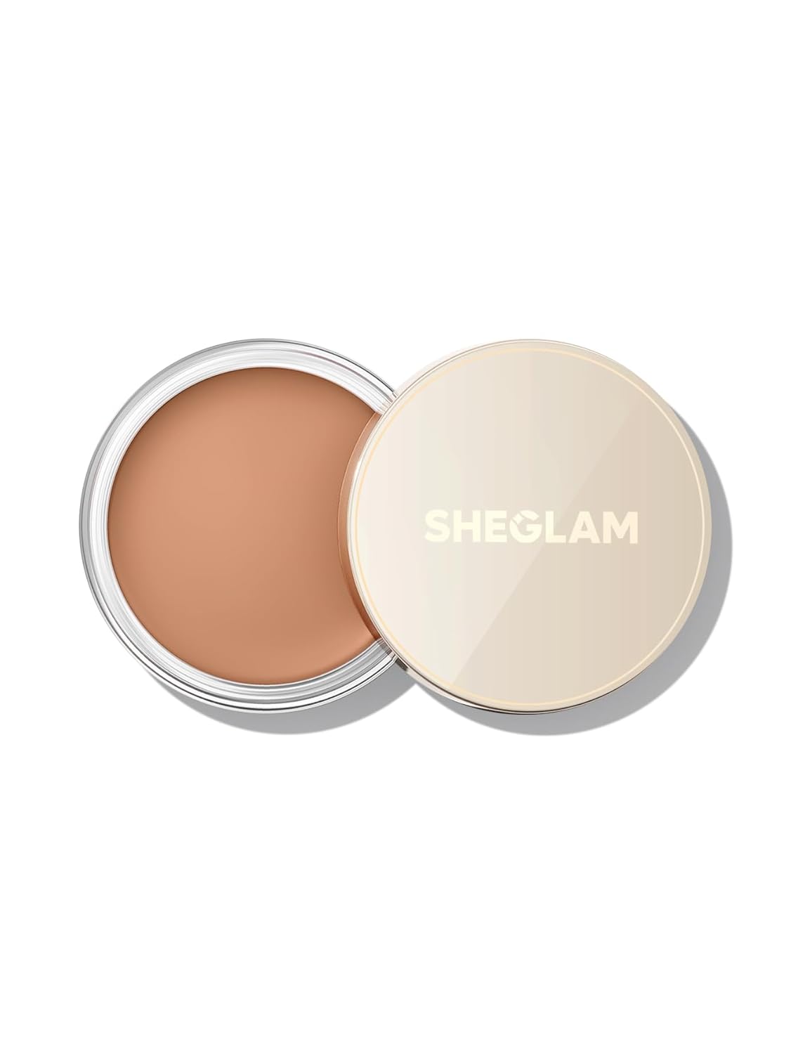 SHEGLAM Silk Haze Cream Bronzer from BodyBlissEssentials, a blendable and lightweight cream makeup in a convenient pot for natural, sun-kissed warmth