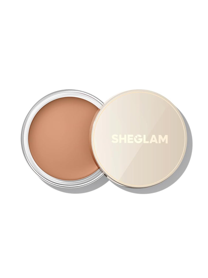 SHEGLAM Silk Haze Cream Bronzer from BodyBlissEssentials, a blendable and lightweight cream makeup in a convenient pot for natural, sun-kissed warmth